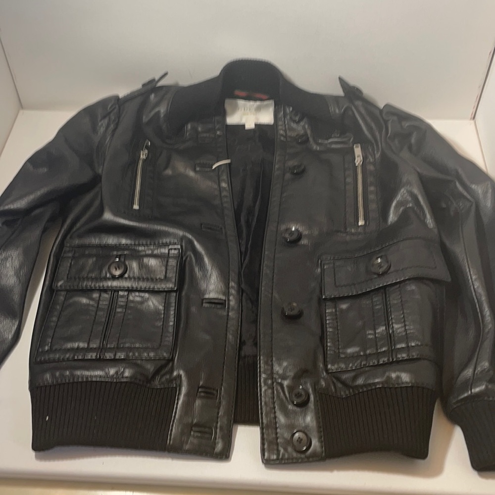 Gucci leather coat kids 5